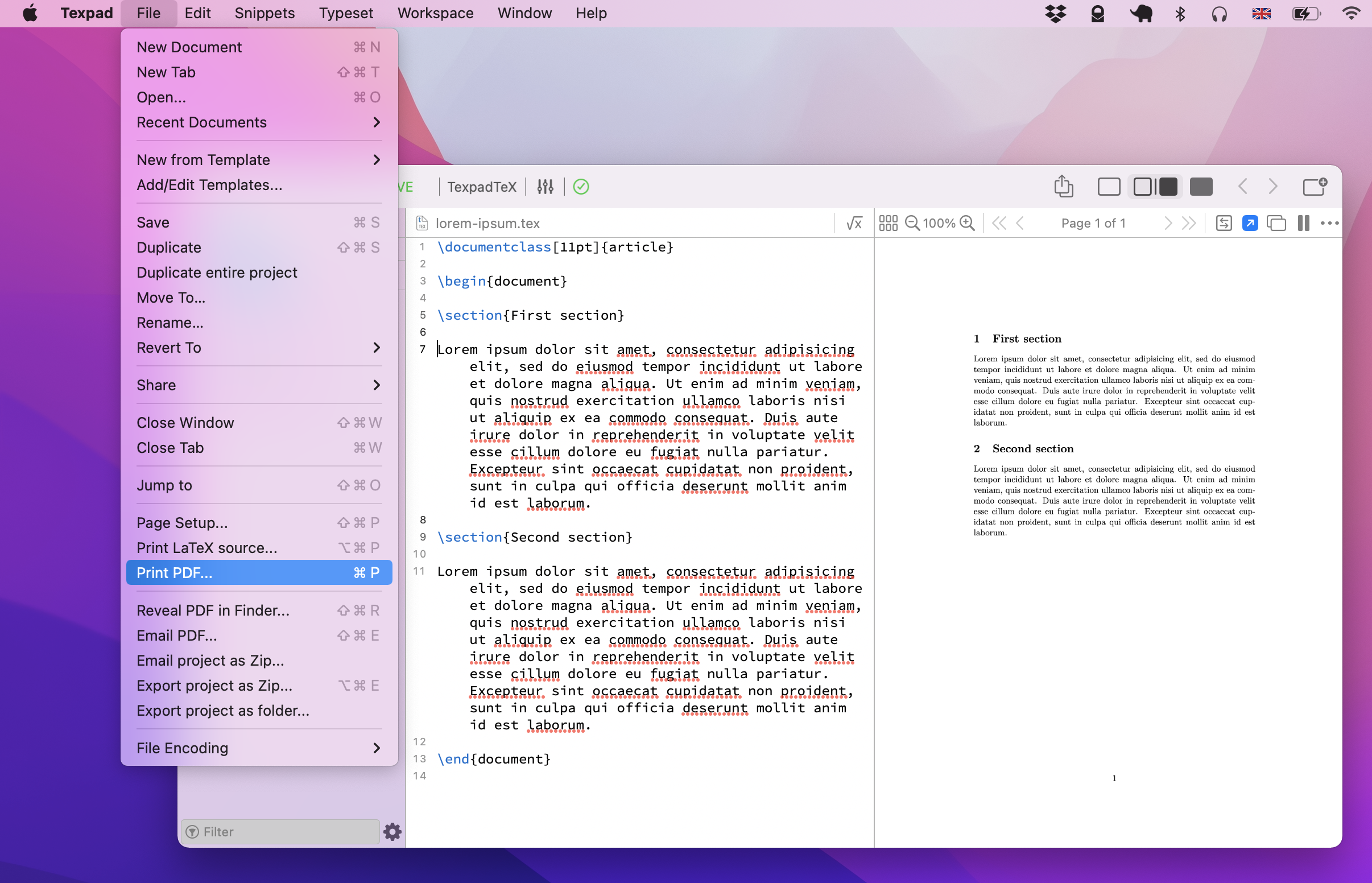 docs/apps/workspace/document-viewer/printing/macos/file-menu-with-print-pdf-highlighted.png