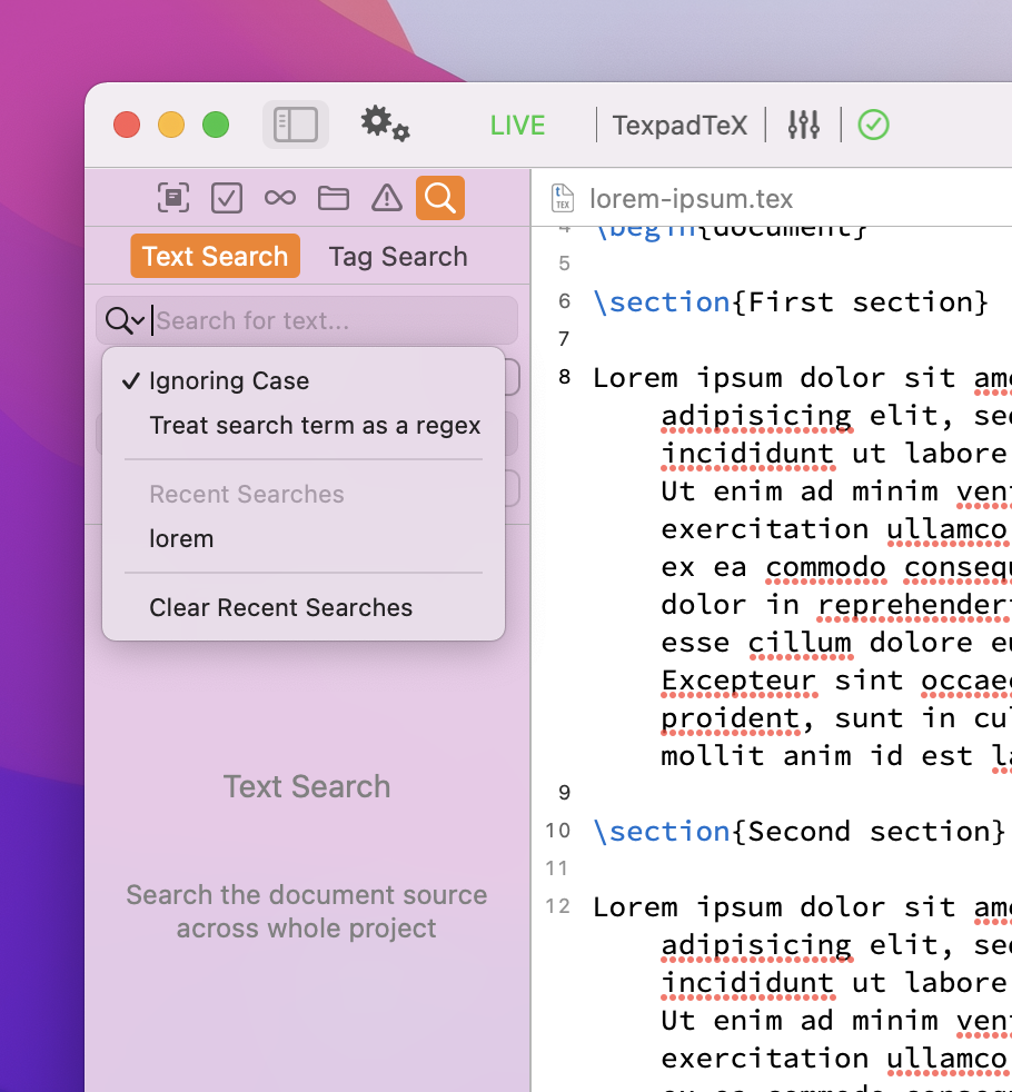 docs/apps/workspace/sidebar/search/text-search-options_macos.png